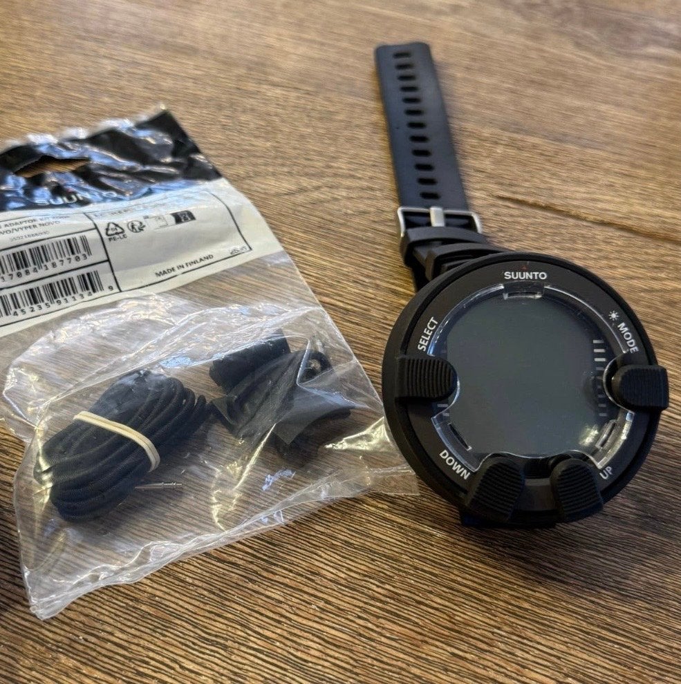 Suunto Vyper Novo Graphite duikcomputer met garantie, Ophalen of Verzenden, Zo goed als nieuw, Duikcomputer