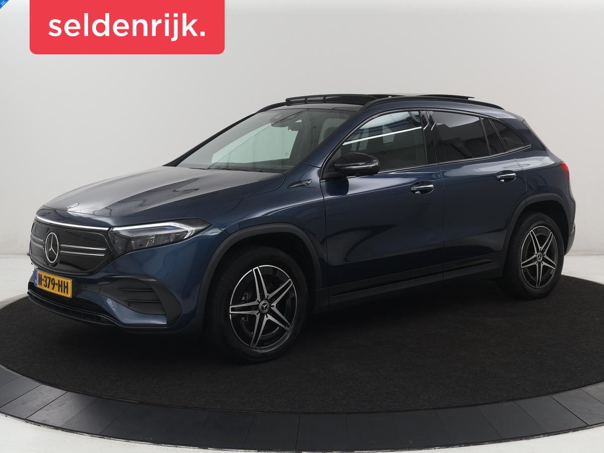Mercedes-Benz EQA 250 Business Solution AMG 67 kWh | SOH 92., Gebruikt, 190 pk, Blauw, Leder en Stof