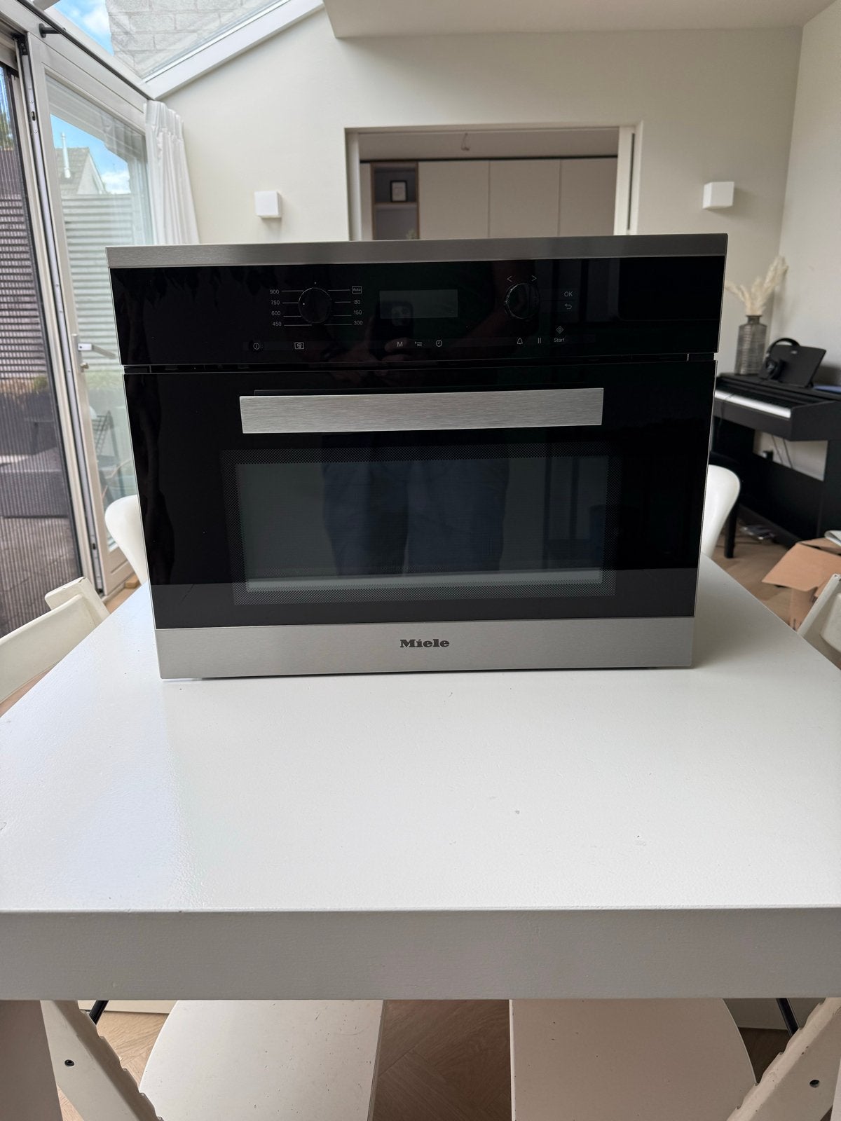 Miele M6260 Inbouw Magnetron - Zo goed als nieuw, Witgoed en Apparatuur, Ophalen, 60 cm of meer, Inbouw, Draaiplateau