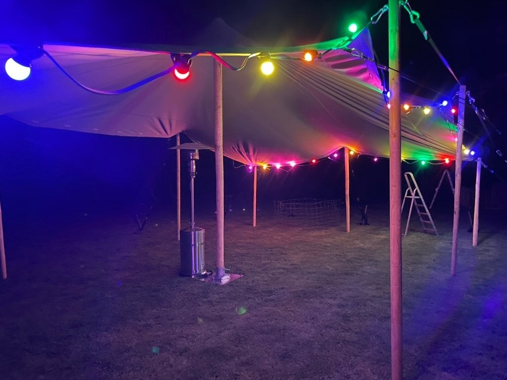 Feestverlichting te huur, Ophalen, Zo goed als nieuw
