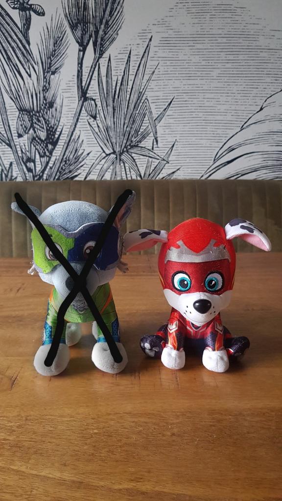 Paw Patrol Marshall knuffel, Paw Patrol, Ophalen of Verzenden, Zo goed als nieuw, Hond