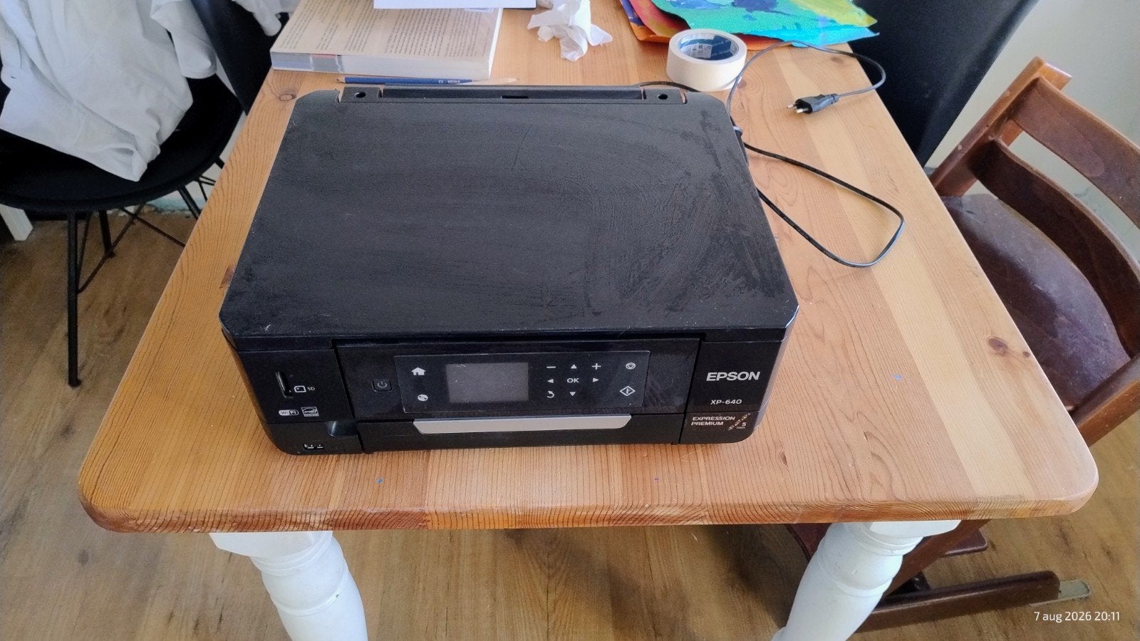 Epson XP-640 printer met inkt, print niet scherp, Ophalen, Kleur printen, Gebruikt, All-in-one