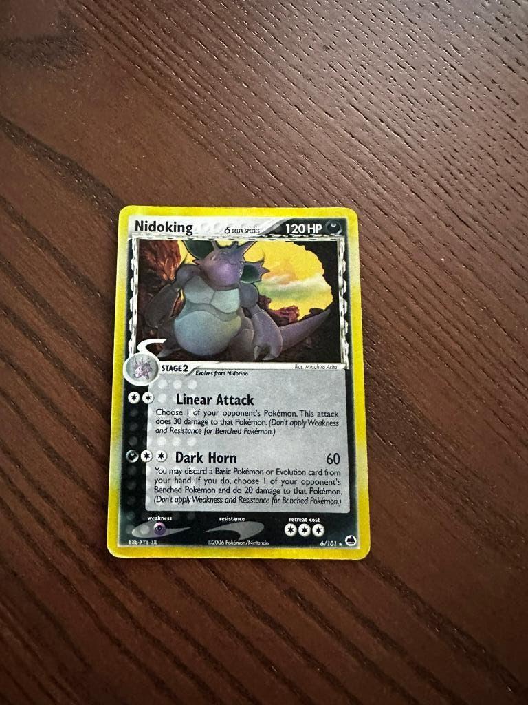 nidoking 6/101, Ophalen, Gebruikt, Losse kaart