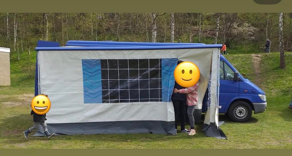Luifeltent Thule Omnistor 5500 safari room camper /bus 4,5M, Ophalen, Gebruikt