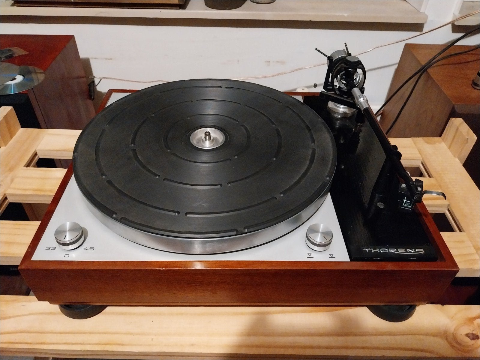 THORENS TD150 MK2, Ophalen of Verzenden, Refurbished, Platenspeler, Thorens