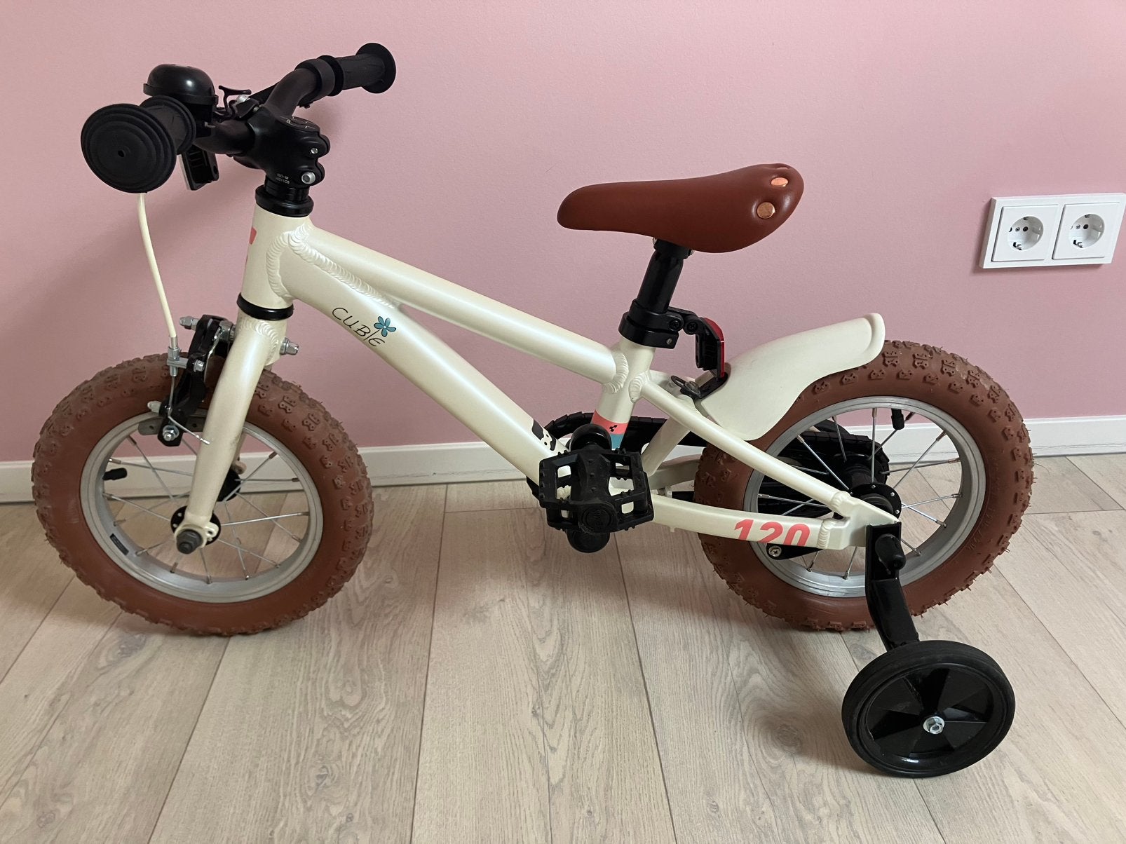 Cube Cubie 120 met zijwieltjes, Fietsen en Brommers, Fietsen | Kinderfietsjes, Ophalen, Zo goed als nieuw, Minder dan 16 inch