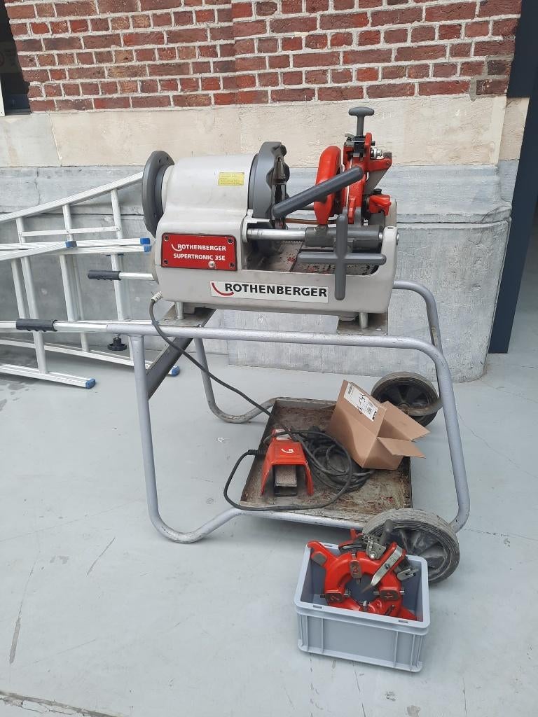 Rothenberger 56250 SUPERTRONIC 3 SE BSPT R 1/2"-3", Doe-het-zelf en Verbouw, Gereedschap | Handgereedschap, Gebruikt, Ophalen