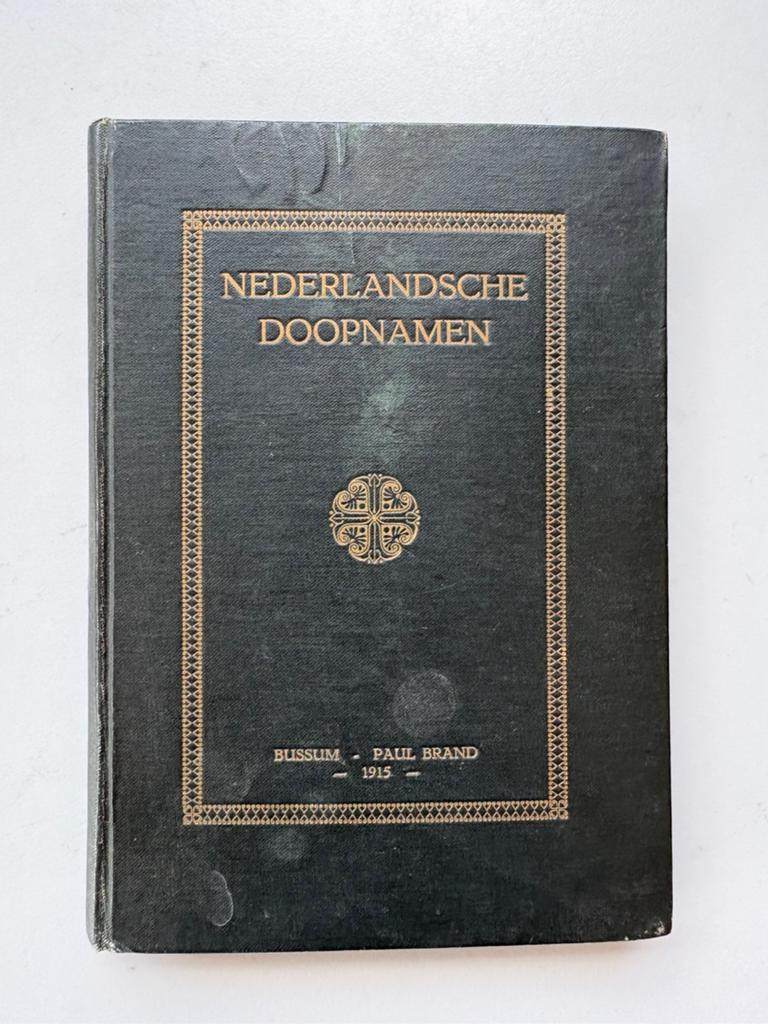 Nederlandsche Doopnamen (1915) – J.J. Graaf – origineel, Antiek en Kunst, Verzenden