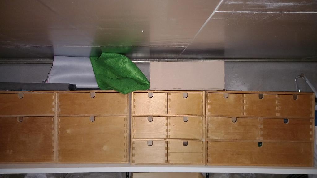 Ikea moppe creative deco Houten ladekastjes , 4 stuks, Huis en Inrichting, Kasten | Ladekasten, Ophalen, Gebruikt, 5 laden of meer