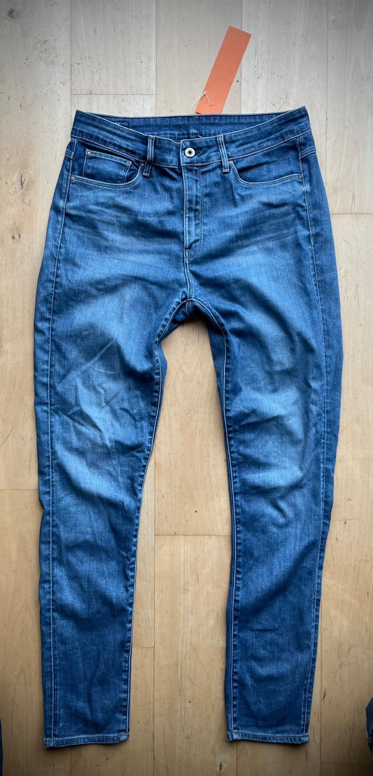 G Star Raw Ultra High Super Skinny Wmn W32 L34, Ophalen of Verzenden, Blauw, W30 - W32 (confectie 38/40)