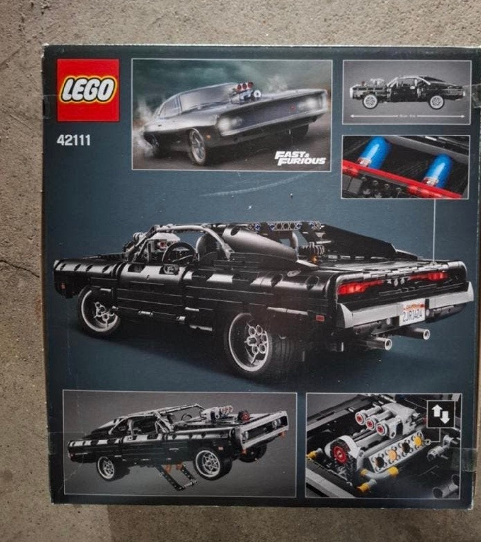 LEGO Technic 42111 Dom's Dodge Charger Fast & Furious, Overige merken, Auto, Groter dan 1:32, Nieuw