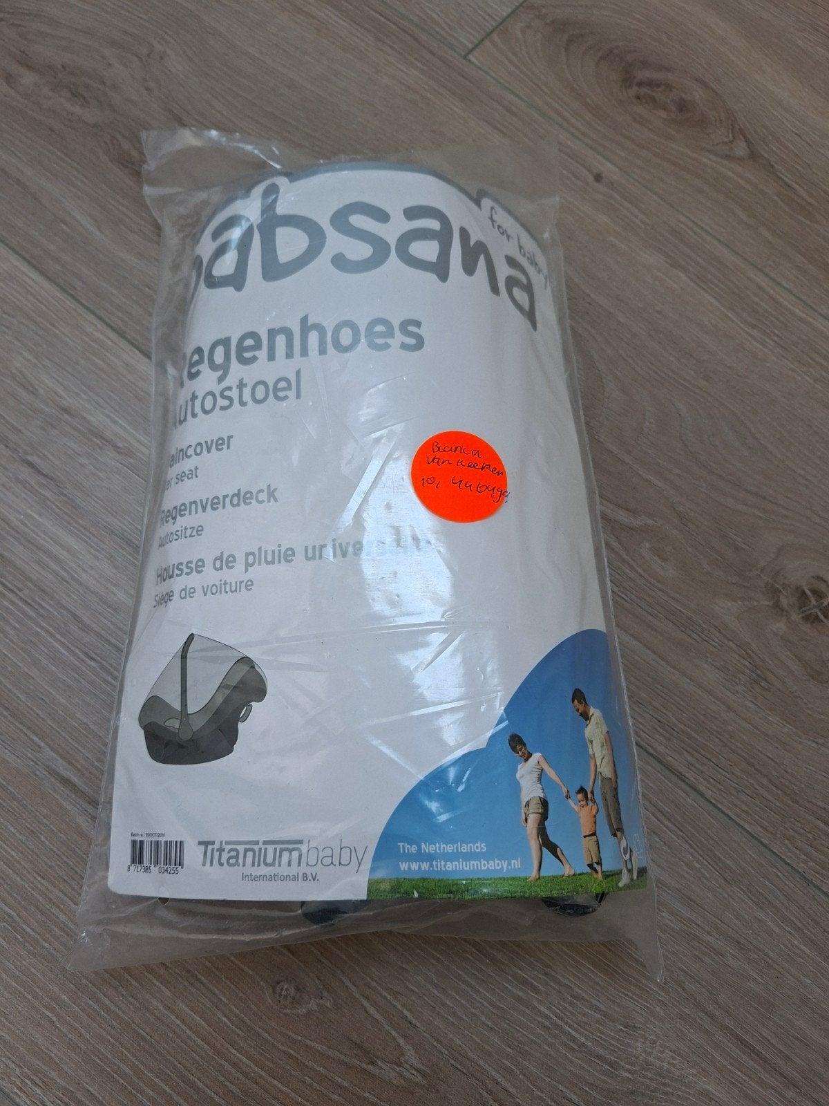NIEUW in verpakking Babsana regenhoes autostoel, Ophalen of Verzenden, Nieuw