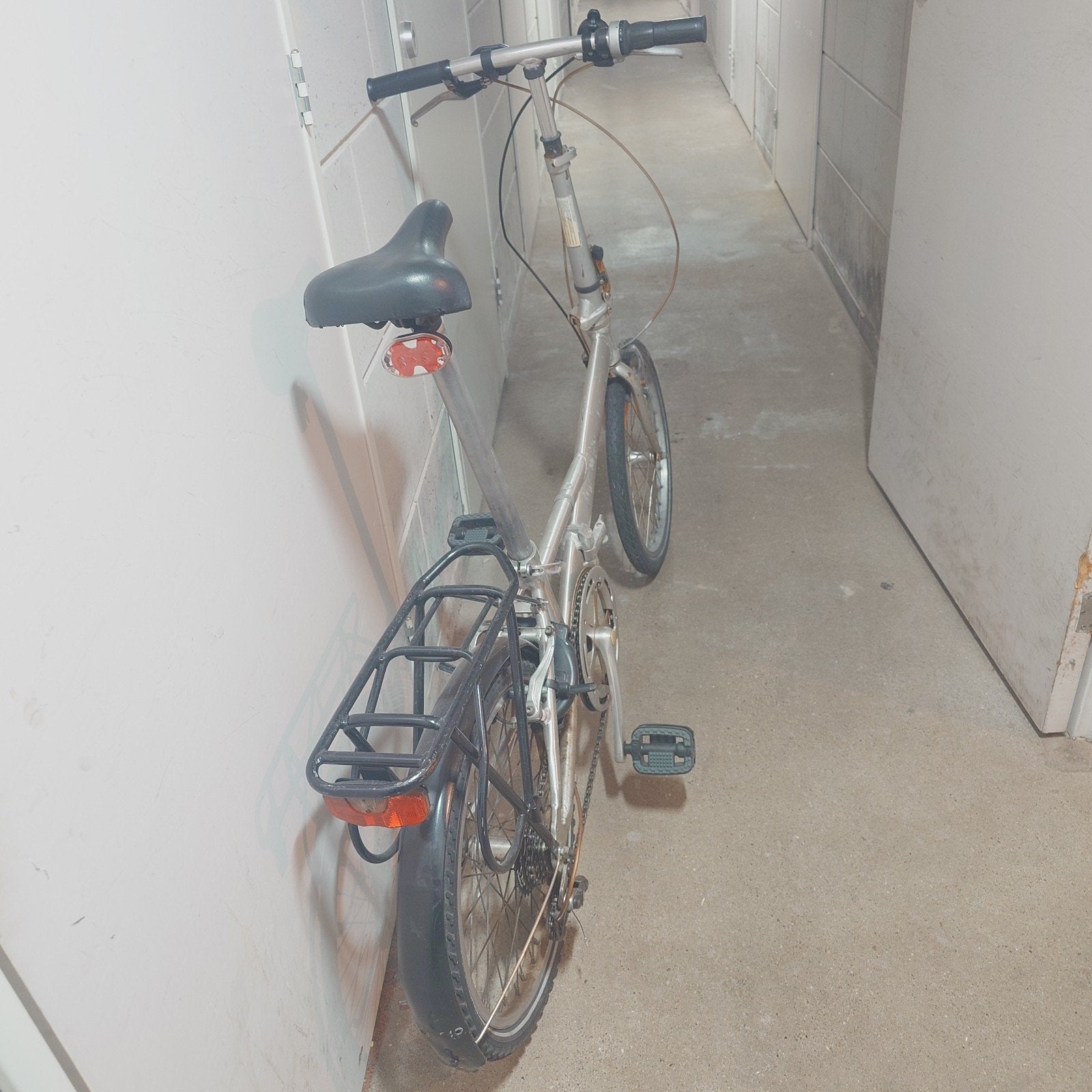 Vouwfiets, Ophalen