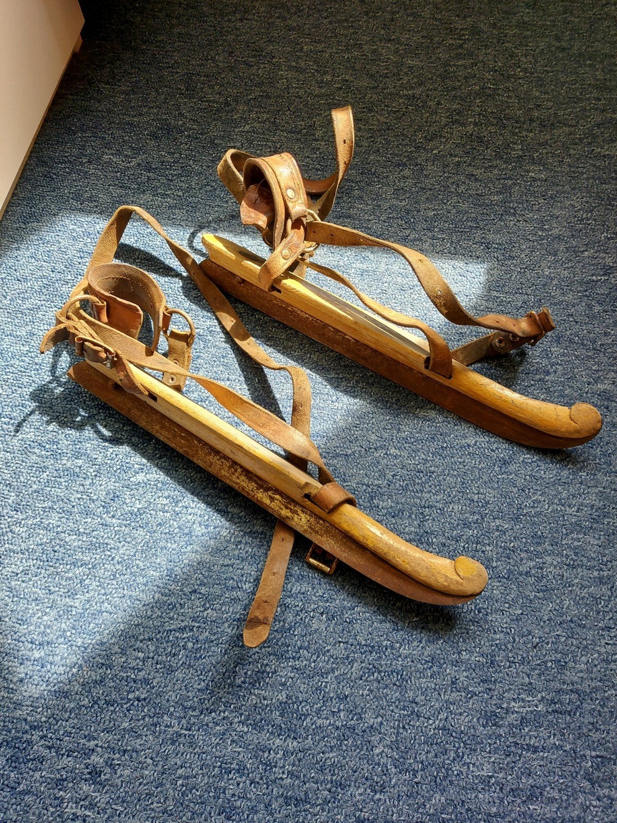 Schaatsen, oude houtjes, jaren '50., Ophalen of Verzenden, Gebruikt, Friese doorlopers, Overige merken