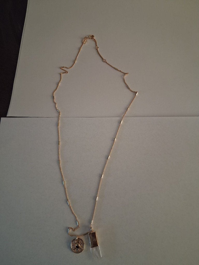 goud kleurige ketting 70 cm, Sieraden, Tassen en Uiterlijk, Kettingen, Ophalen of Verzenden, Nieuw, Goud, Zilver