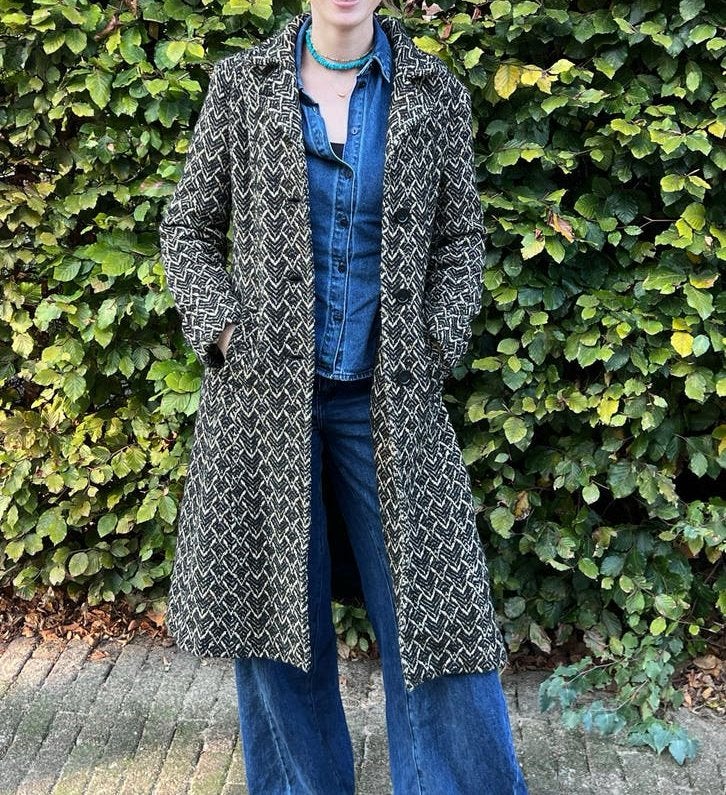 Jas MaxMara, Kleding | Dames, Ophalen, Zo goed als nieuw, Maat 38/40 (M), Zwart