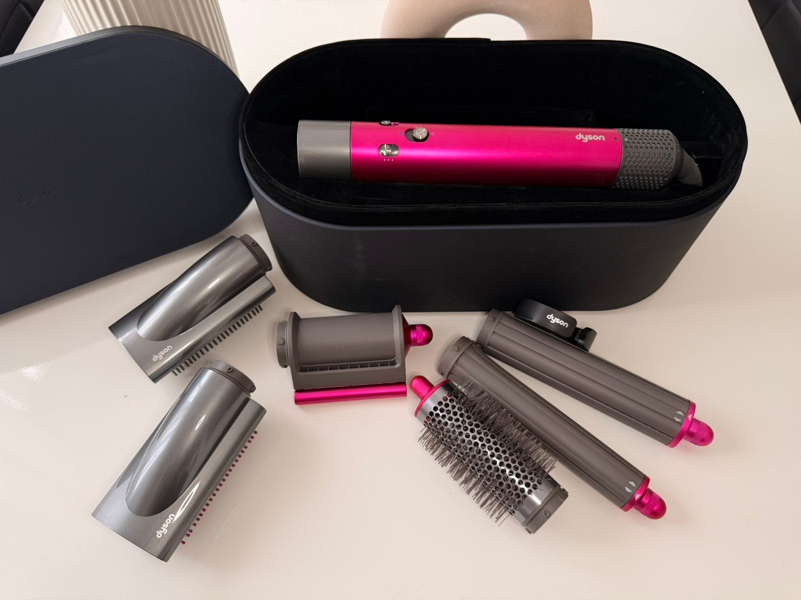 Dyson Airwrap Complete, Verzenden, Zo goed als nieuw, Zwart, Handen en Nagels