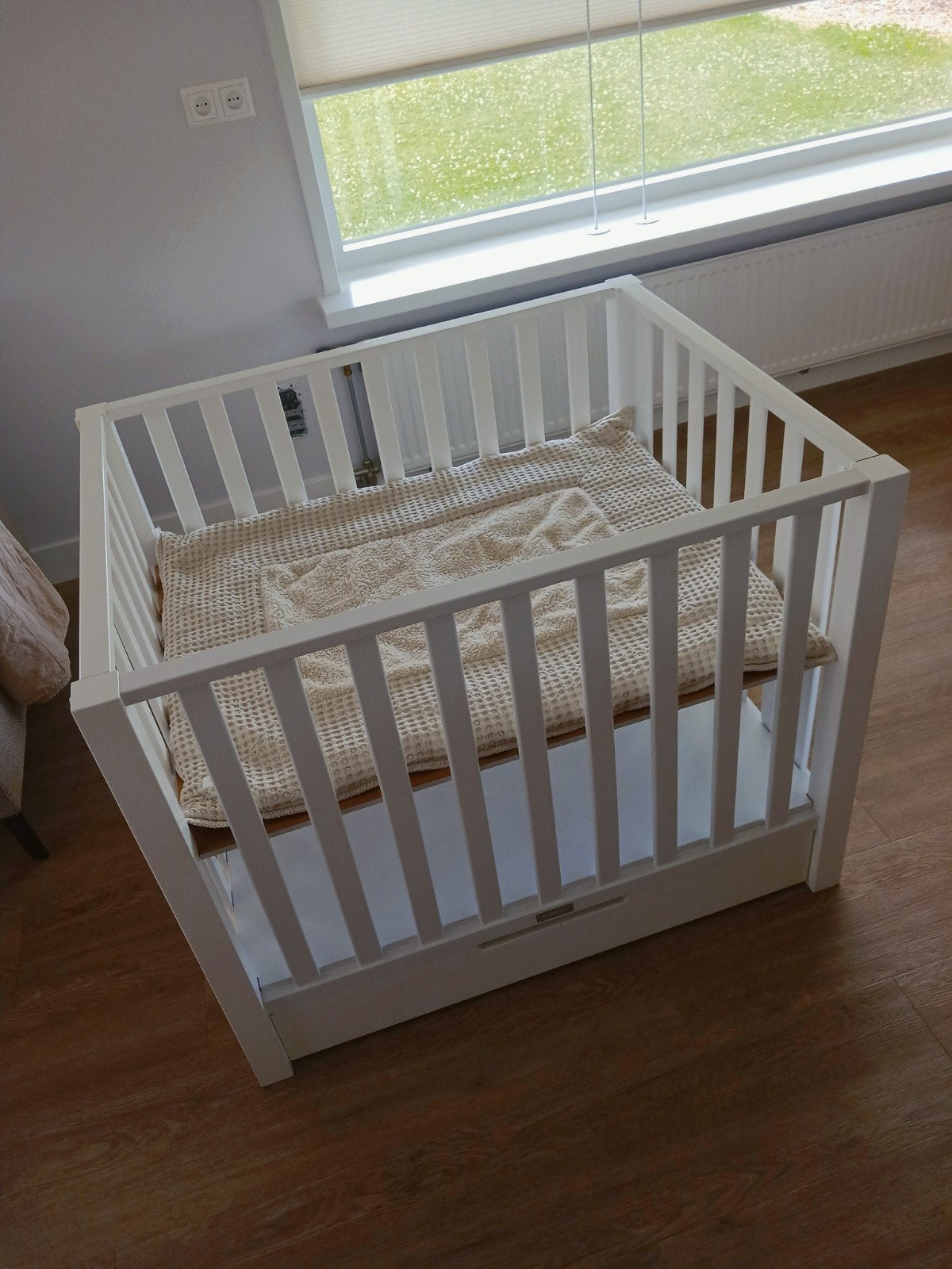 Bopita box 80x100, Kinderen en Baby's, Boxen, Ophalen, Gebruikt, Rechthoekig, In hoogte verstelbaar