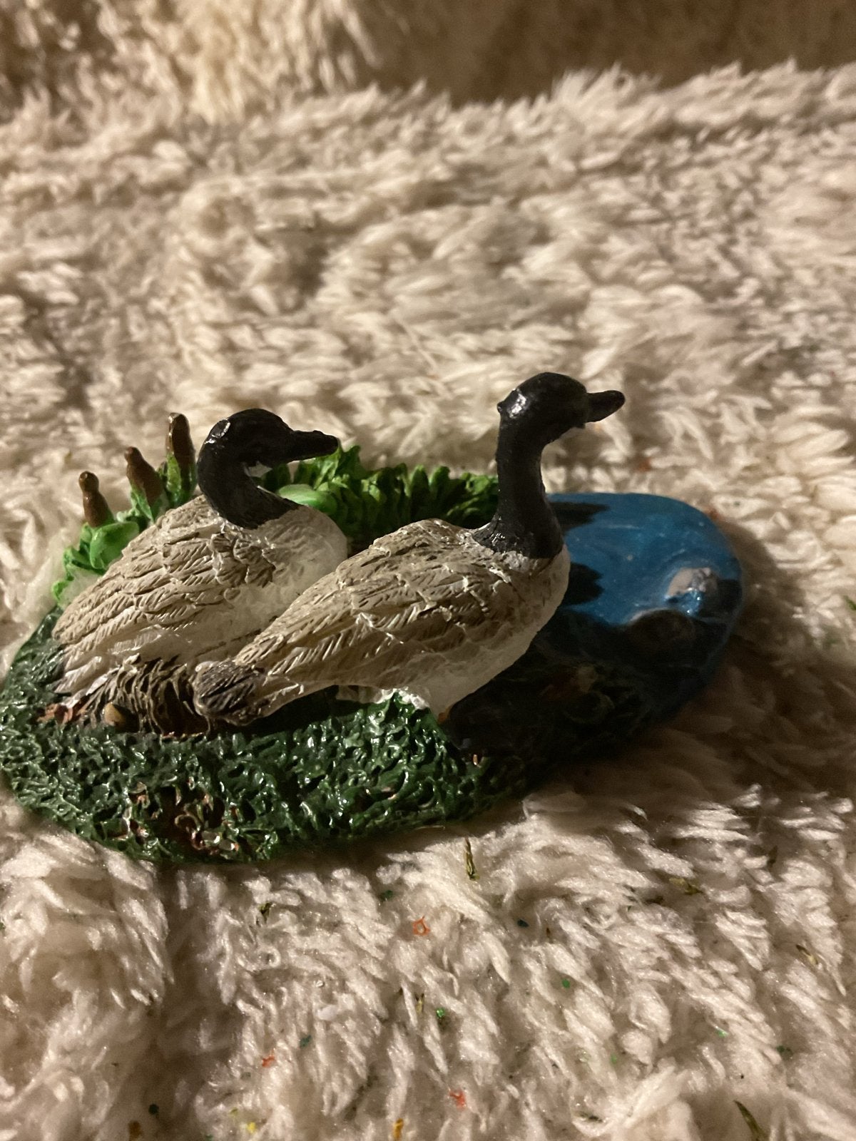 Kerst beeldje ganzen, Ophalen of Verzenden, Gebruikt