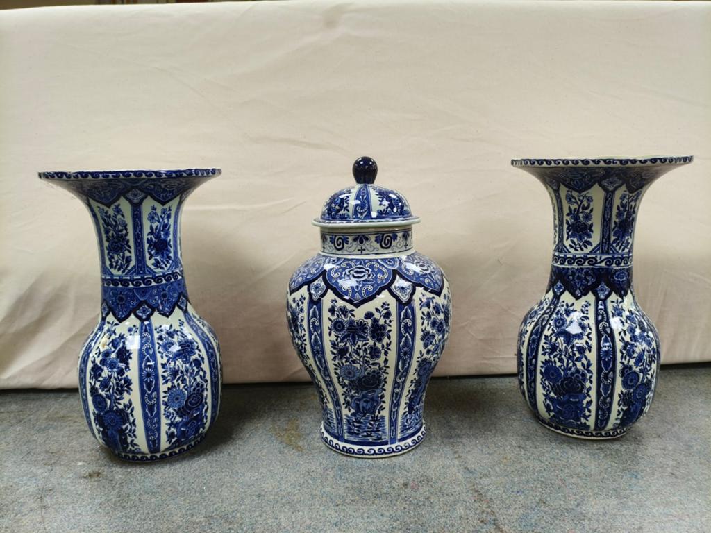 Kaststel Delfts blauw Boch, Ophalen