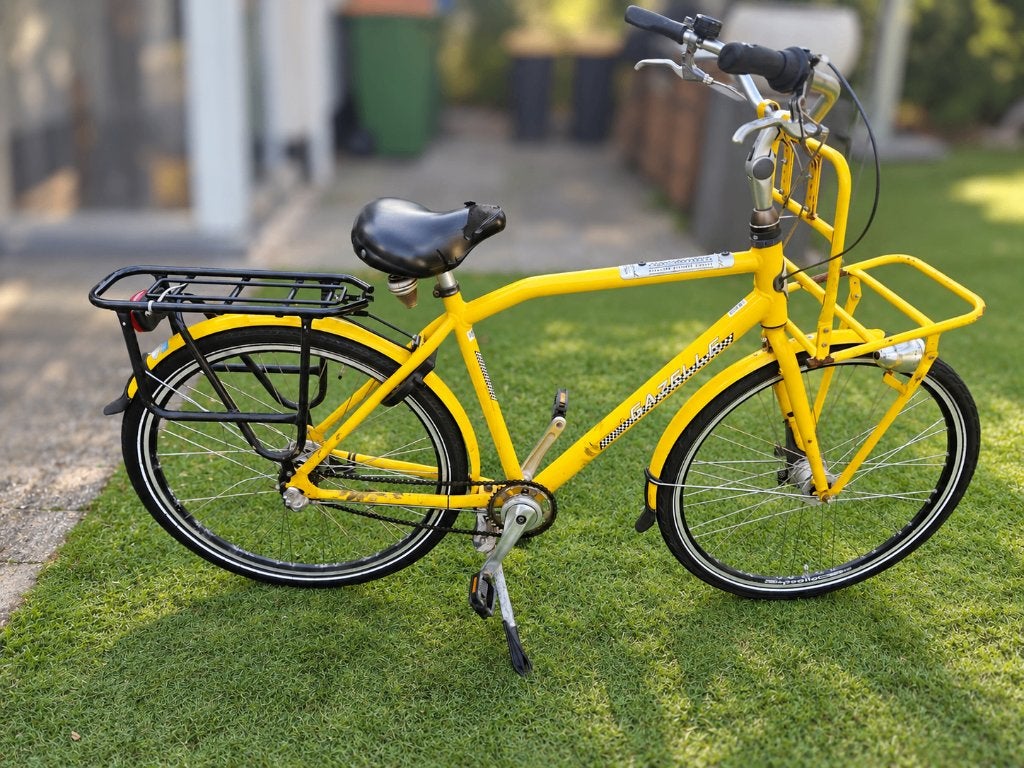 Gele Gazelle Herenfiets, Ophalen, Gebruikt, Gazelle, Versnellingen