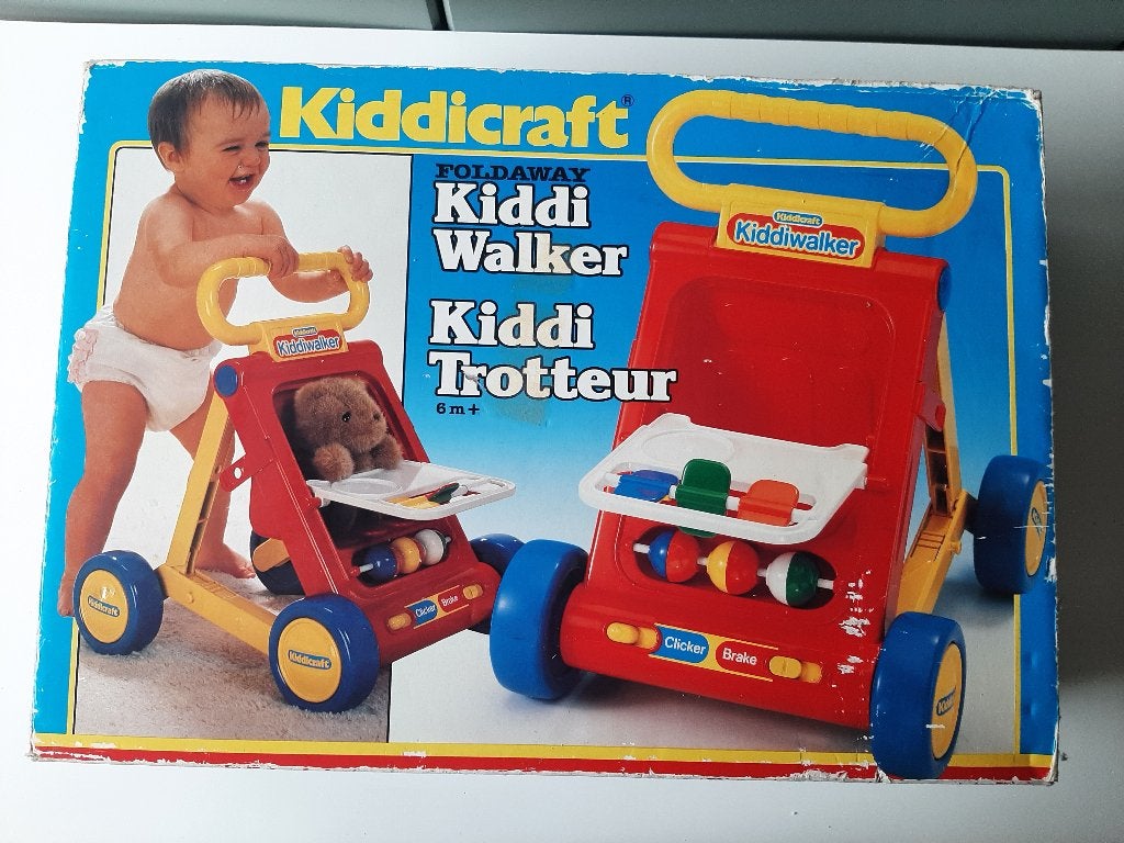 Kiddycraft     loopwagen / kiddywalker  v.a. 6mnd, Ophalen of Verzenden, Gebruikt, Overige typen, Met wieltjes