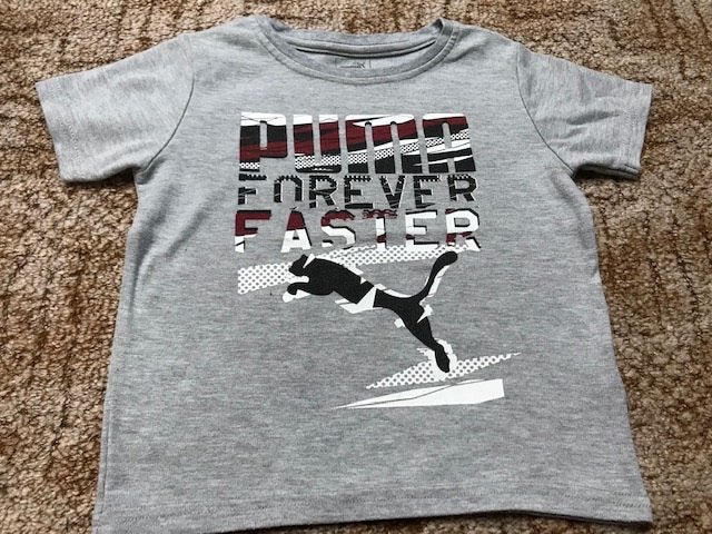 Puma shirt maat 110, Ophalen of Verzenden, Gebruikt, Jongen of Meisje, Shirt of Longsleeve