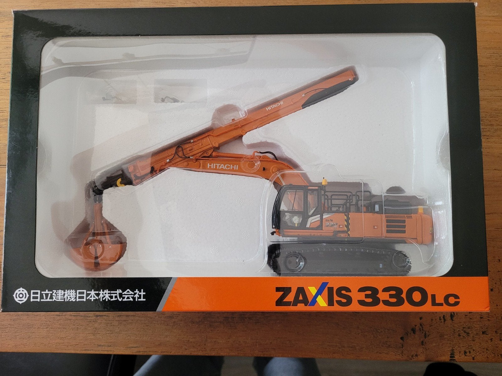 Hitachi zaxis 330 telescopic, Hobby en Vrije tijd, Modelauto's | 1:50, Ophalen of Verzenden, Nieuw, Bus of Vrachtwagen