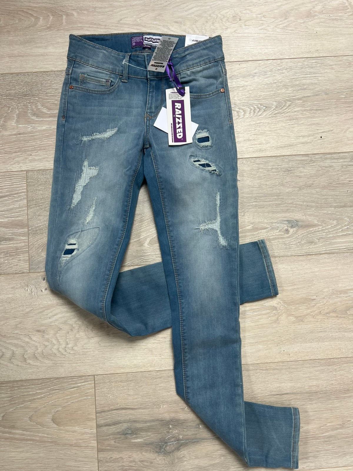 Nieuwe, skinny jeans van Raizzed maat 146., Ophalen of Verzenden, Nieuw, Meisje, Broek