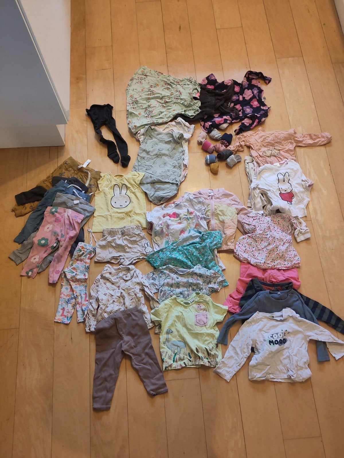 Kledingpakket meisjes maat 86, Ophalen, Gedragen