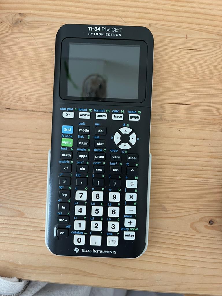 Grafische rekenmachine, inclusief opladers en opbergdoosje, Ophalen, Grafische rekenmachine, Zo goed als nieuw
