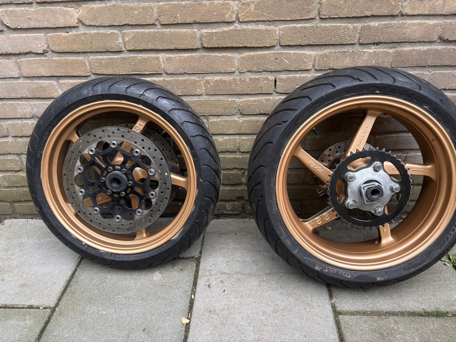 Aprillia SL1000 falco wielset excl schijven, Motoren, Ophalen of Verzenden, Gebruikt