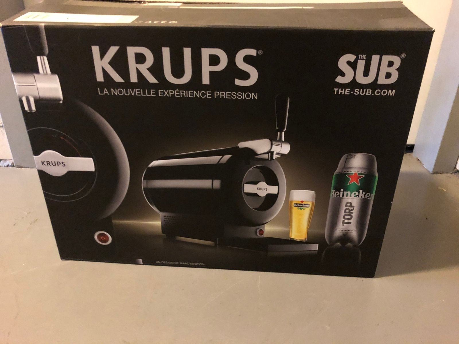 Thuistap  echt als nieuw in  verpakking incl 4 glazen, Ophalen, Zo goed als nieuw, Krups