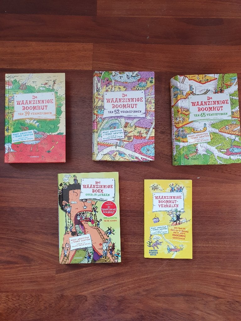 DE  WAANZINNIGE  BOOMHUT  van  Andy Griffiths  , Ophalen of Verzenden, Zo goed als nieuw, Fictie algemeen