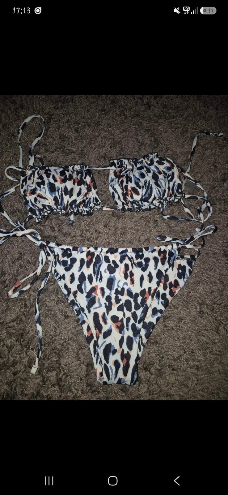 Bikini 2 delig nieuw! Print wit gekleurd maat S, Ophalen of Verzenden, Nieuw, Wit, Bikini