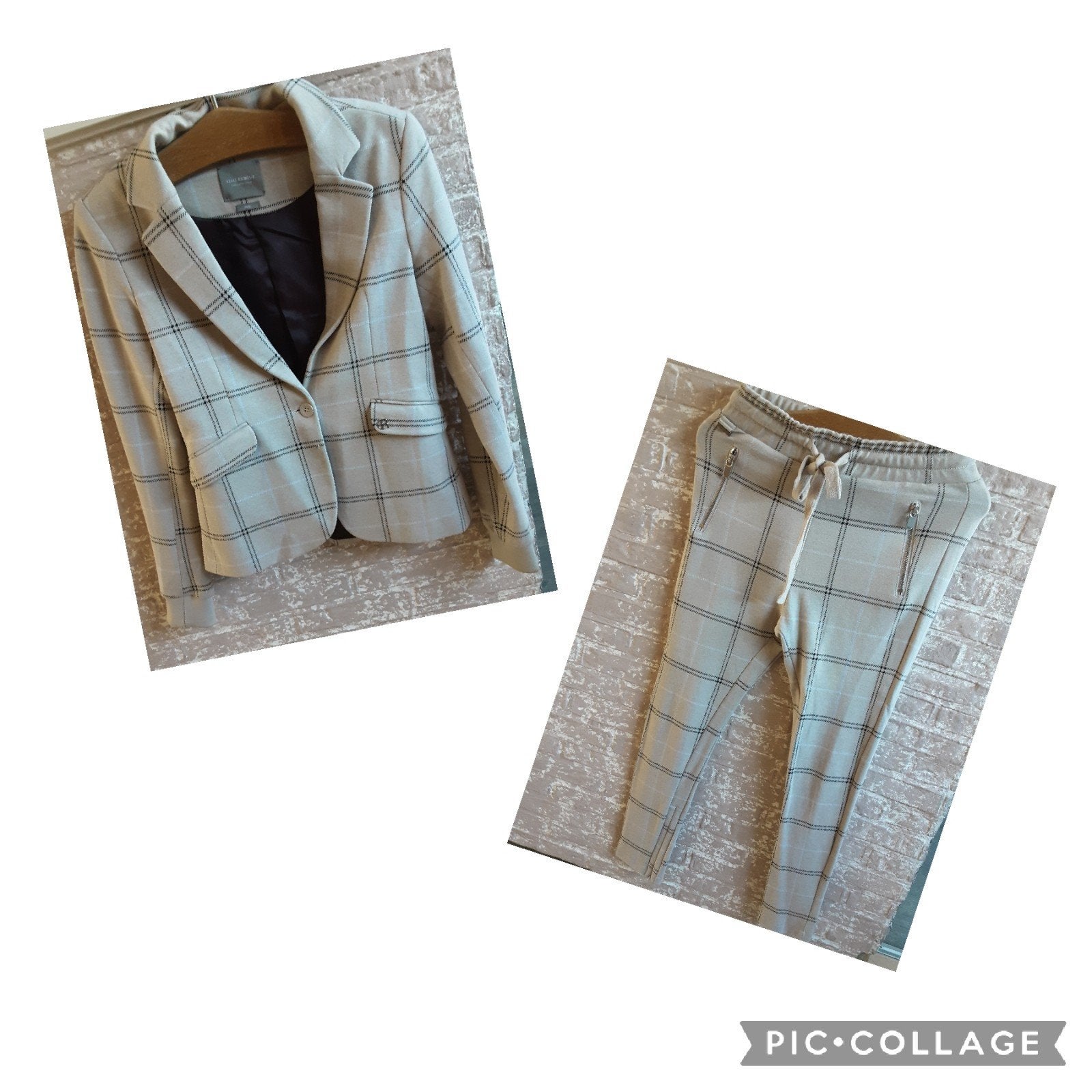te koop: blazer maat S en broek maat Xs van Elias Rumelus, Beige, Ophalen of Verzenden, Zo goed als nieuw, Elias Rumelis