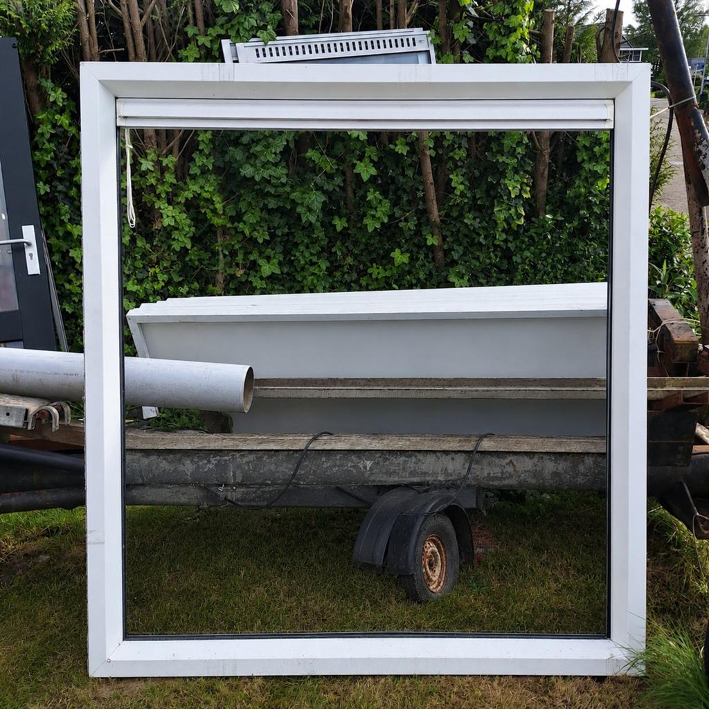 Kunststof Kozijn + Dubbel Glas (180 x 165 cm), Kunststof, Gebruikt, ., Raamkozijn