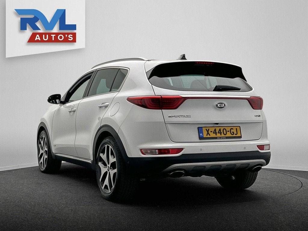 Kia Sportage 1.6 T-GDI 4WD GT-Line PlusLine | Dealer ondh. |, Auto's, Kia, Gebruikt, 4 cilinders, Wit, Leder