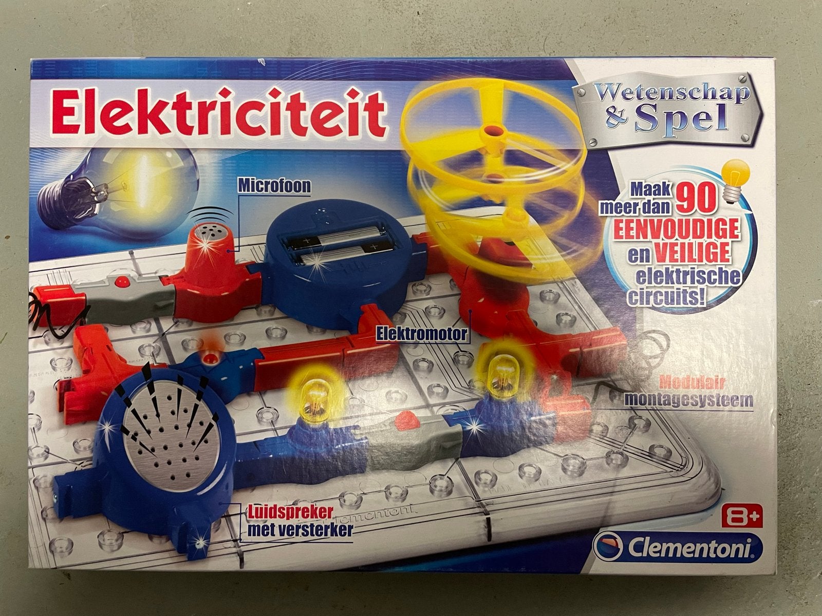 Clementoni Elektriciteit & Spel - Bijna nieuw, Kinderen en Baby's, Speelgoed | Educatief en Creatief, Ophalen of Verzenden, Zo goed als nieuw