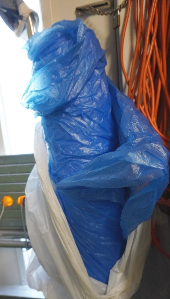 Grote dikke rol plastic folie, Ophalen, Zo goed als nieuw, 15 m² of meer, Folie