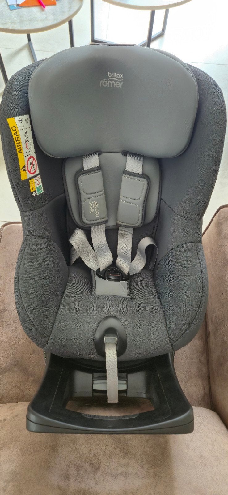 Britax Römer Swingfix M i-Size Autostoel Storm Grey, Ophalen, Romer, 9 t/m 18 kg, Zo goed als nieuw