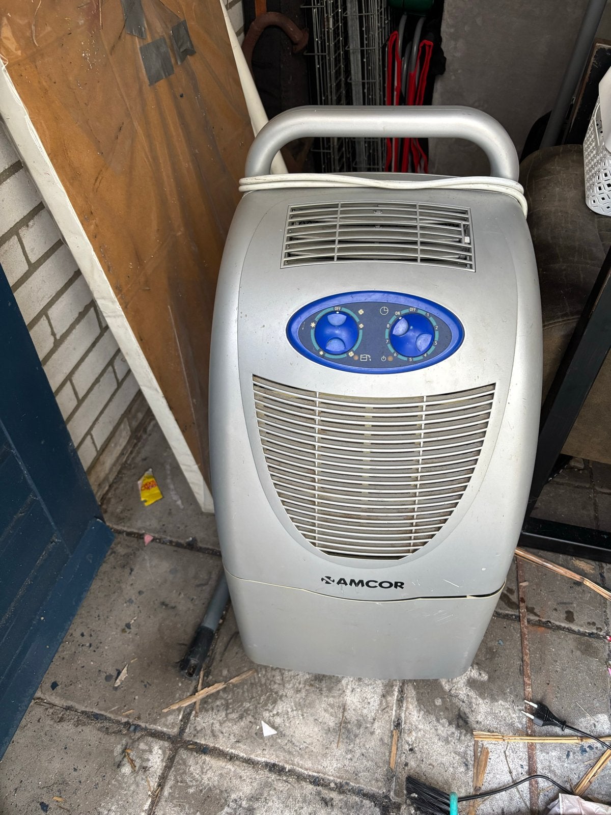 Amcor Mobiele Airco/Luchtkoeler - Gebruikt, Witgoed en Apparatuur, Ophalen, Gebruikt, Minder dan 60 m³, 3 snelheden of meer