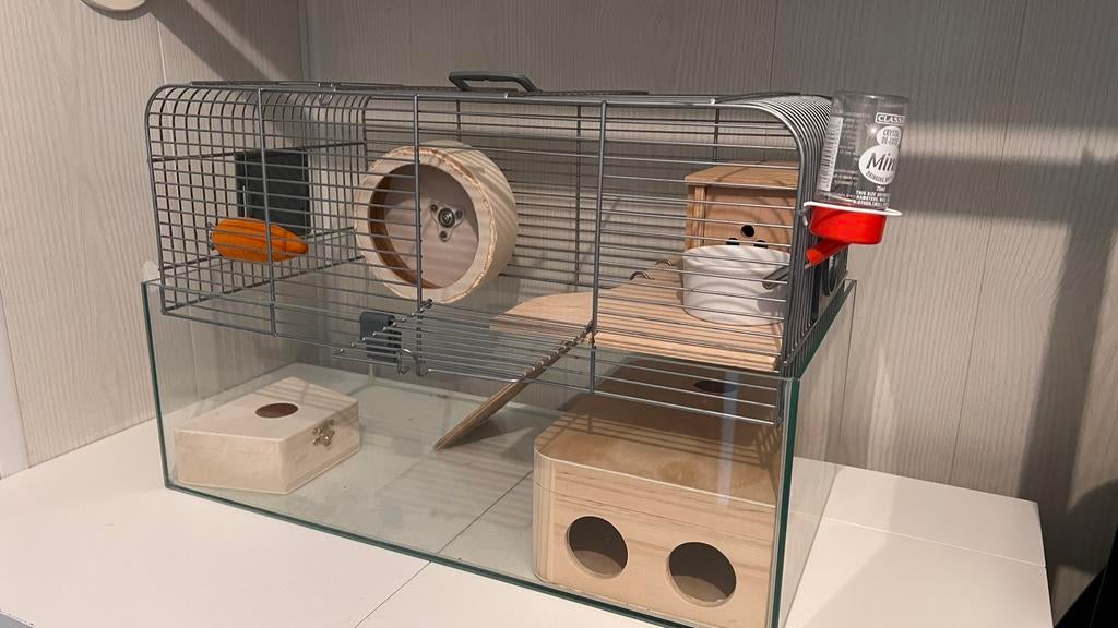 Knaagdier hokje 51x28x33 cm, Minder dan 60 cm, Kooi, Minder dan 75 cm, Zo goed als nieuw