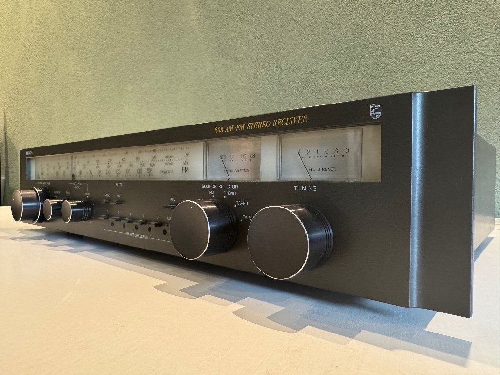 Philips receiver AH 603, Gebruikt, Ophalen, Overige merken, Minder dan 60 watt