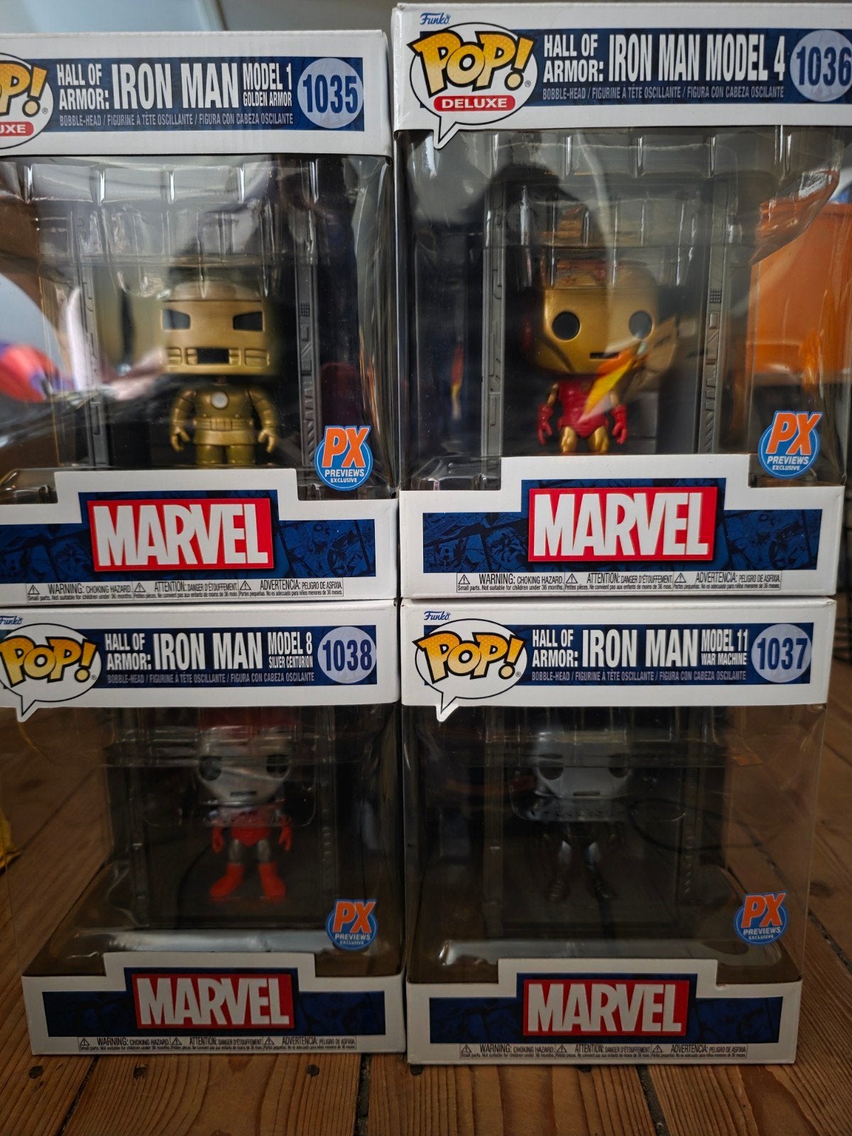 Funko Pop! Iron Man Hall of Armor Set (4 stuks), Ophalen, Nieuw