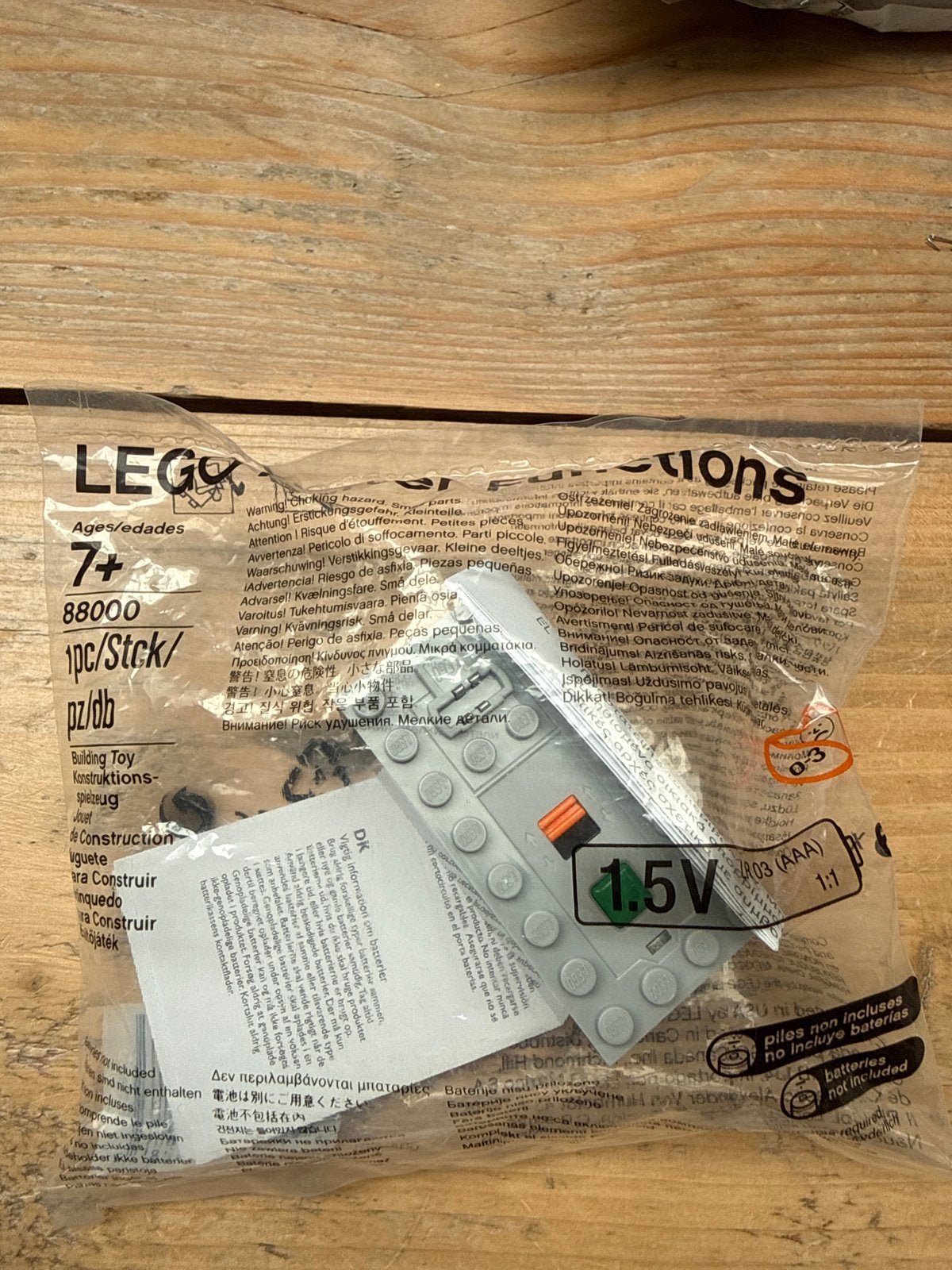 LEGO Power Functions AAA Batterijdoos 88000, Ophalen of Verzenden, Nieuw