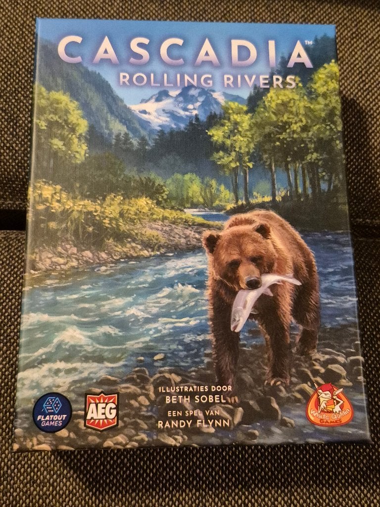 Cascadia rolling rivers, nieuw zonder plastic folie, Hobby en Vrije tijd, Gezelschapsspellen | Bordspellen, Een of twee spelers