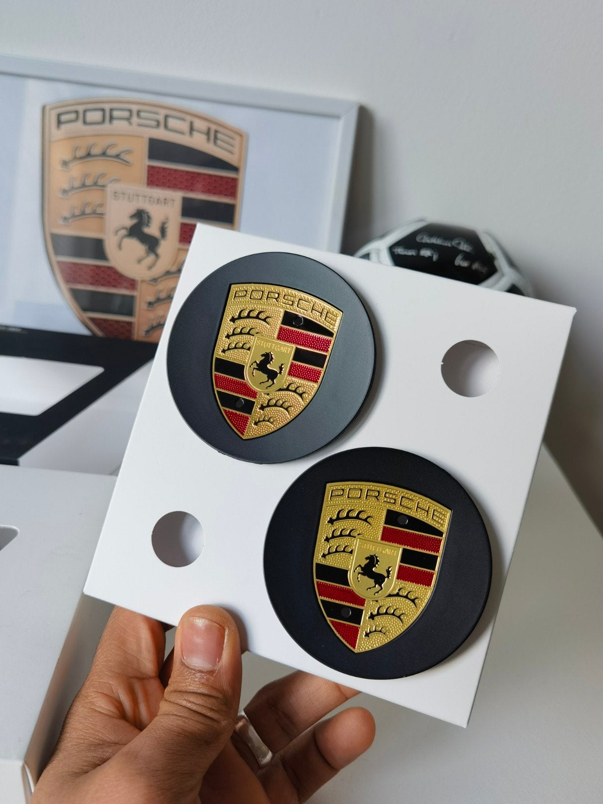 Nieuw porsche centre caps porsche wieldoppen ️ made in it, Ophalen of Verzenden, Nieuw