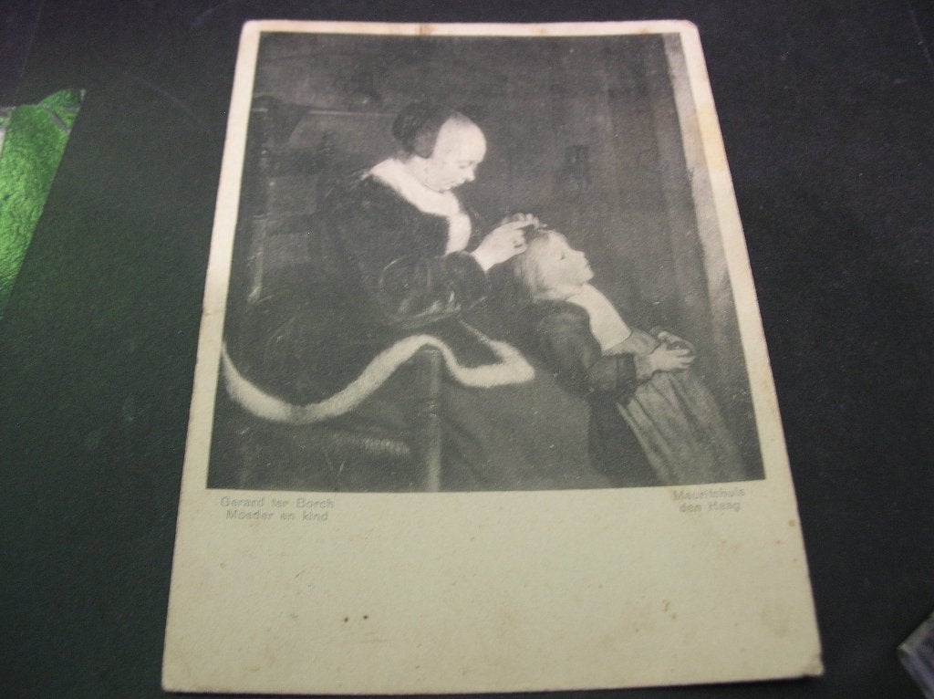 Voor het Kind Ansichtkaart 1927  moeder en kind, Verzamelen, Ansichtkaarten | Themakaarten, Verzenden, 1920 tot 1940, Gelopen