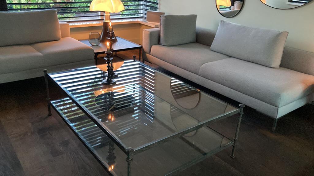 Prachtige, unieke salontafel, Ophalen, 100 tot 150 cm, 50 tot 100 cm, Zo goed als nieuw